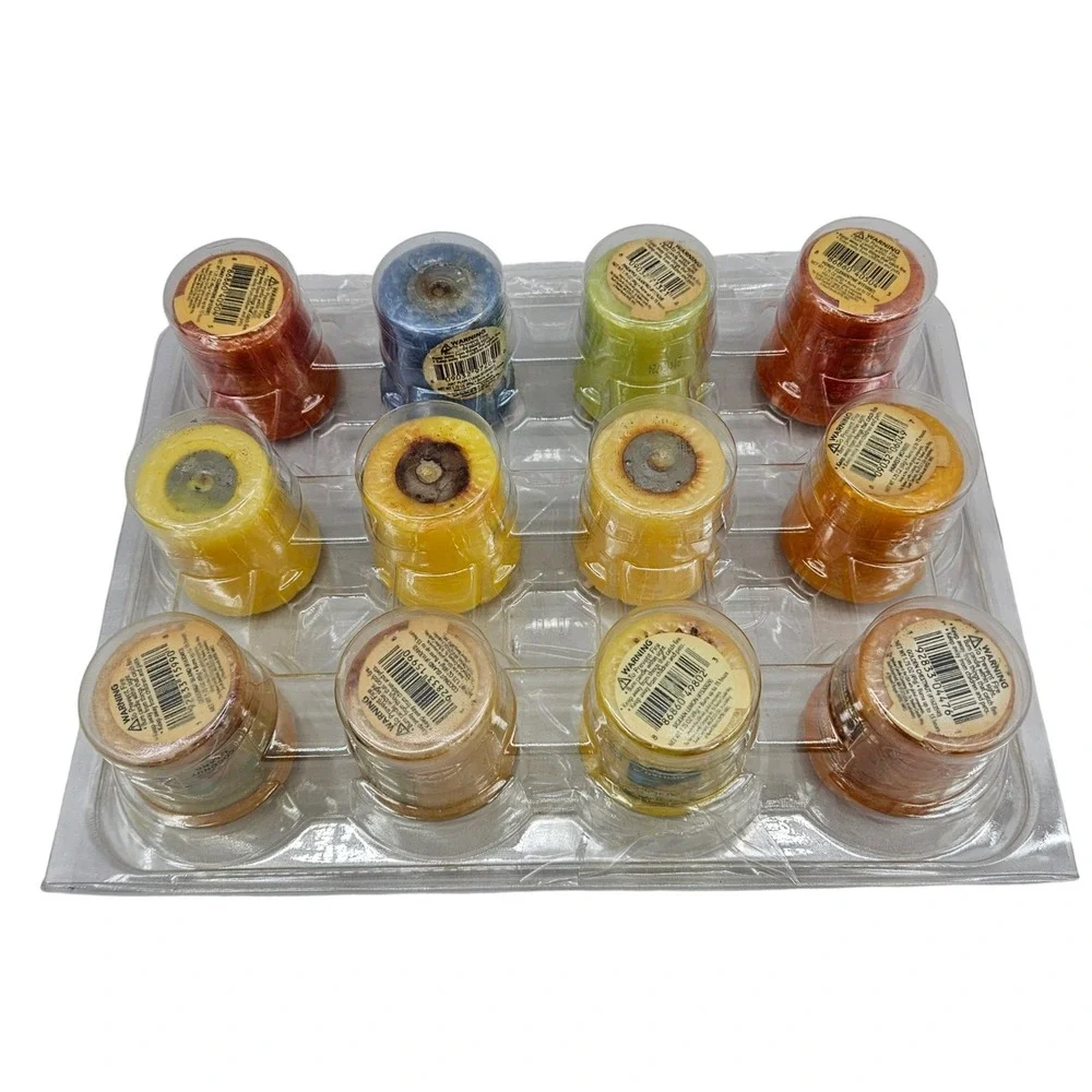 Yankee Candle Votive Sampler Set 12 Pack Pineapple Lemon Coconut Honey Scented
